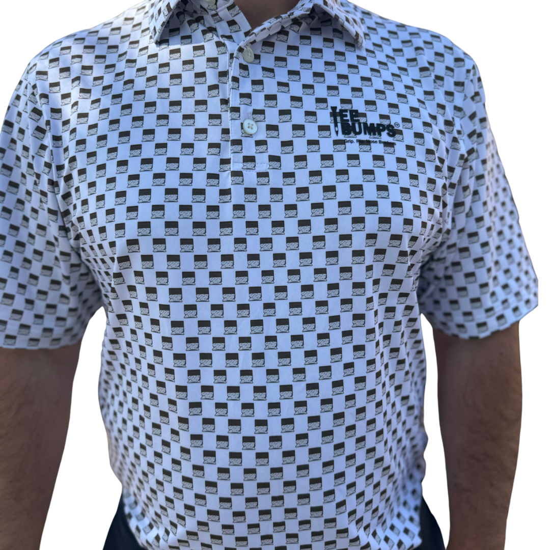 Tee Bumps™️ Ground Score Golf Polo