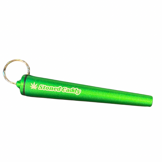 Stoned Caddy Joint Holder Keychain- Green