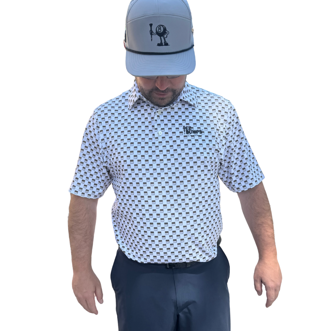 Tee Bumps™️ Ground Score Golf Polo